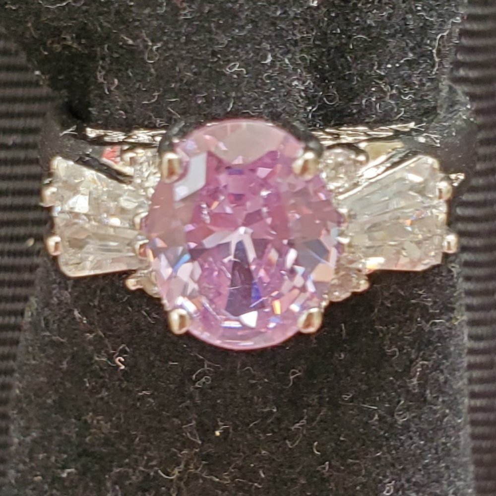 February Amethyst Birthstone Ring